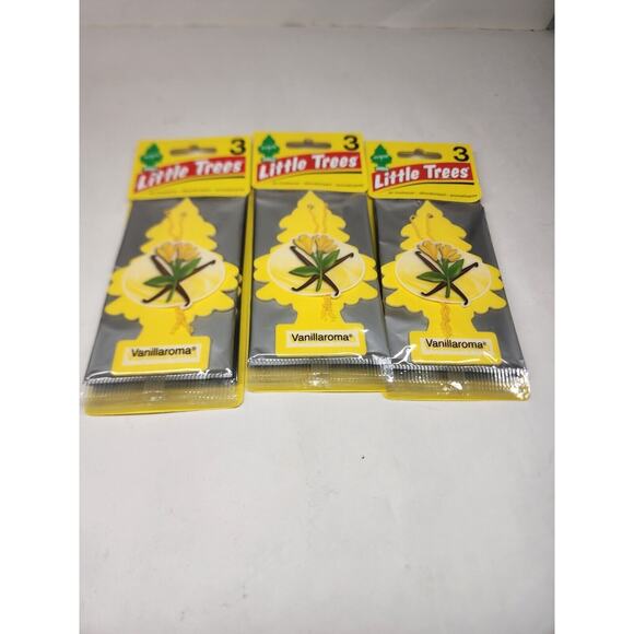 Little Trees vanillaroma Hanging Air Freshener 3 Pack 9 Total - Picture 1 of 1